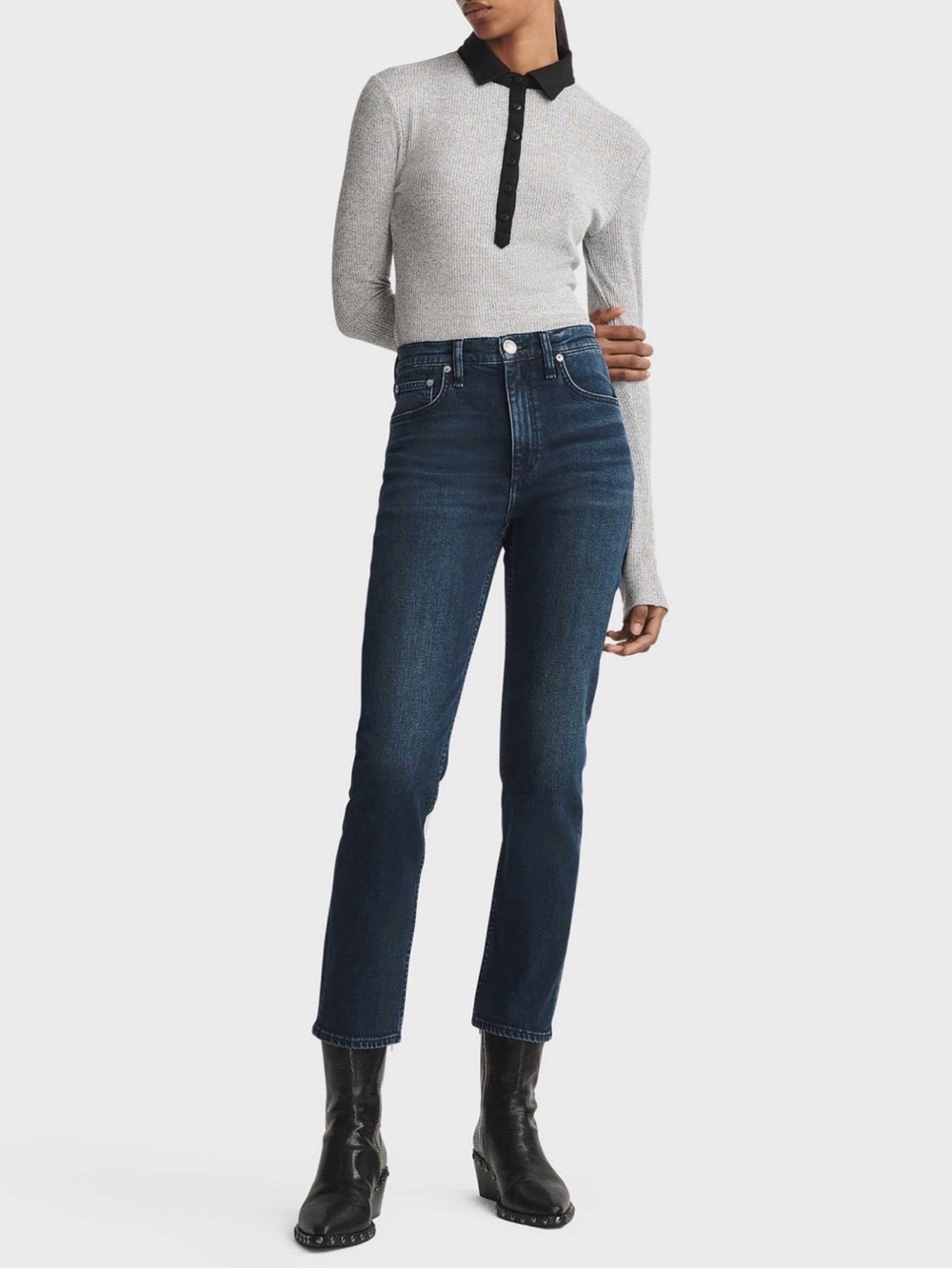 rag & bone Dark Indigo Straight-Leg Women’s Jeans